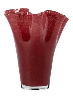 瑞典直邮Sagaform玻璃花瓶高24.5cm装饰摆件客厅高贵花朵