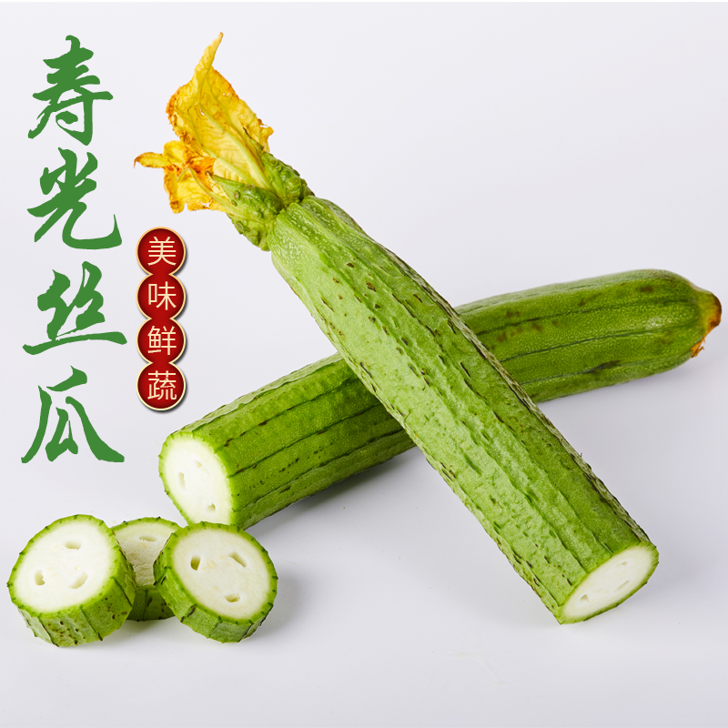 寿光蔬菜新鲜丝瓜5斤装农家自种蔬菜绿皮丝瓜现摘现发果运旺包邮|ruв категории водной мясо/свежие фрукты и овощи/еда, свежие овощи/овощной продукции, свежие овощи, 丝瓜 - от Buy2taobao.com для оказания профессиональной услуги покупки агента Taobao