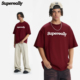 logo立体印花宽松百搭圆领通勤T恤短袖 美式 艺人同款 SUPEREALLY