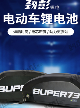 极光溜背款劲彭锂电池super73越野变速通用S1RX电瓶48V电动车电池