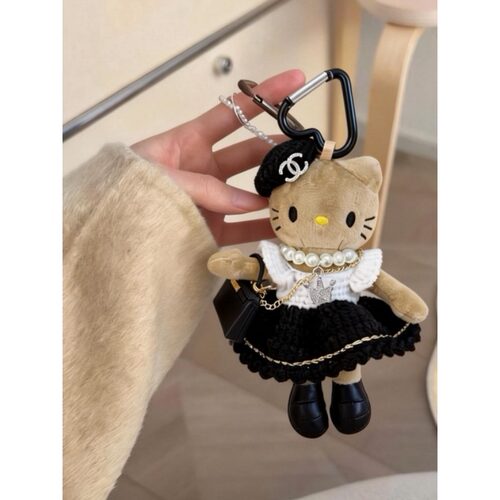 中古lo手捧花长腿kitty挂件