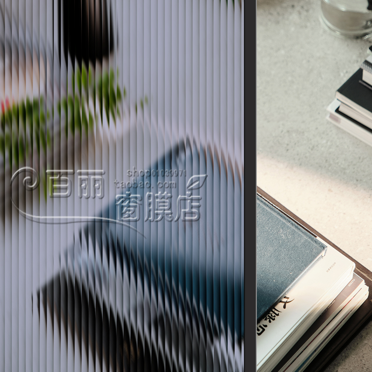 推拉门半模糊玻璃贴膜长虹膜