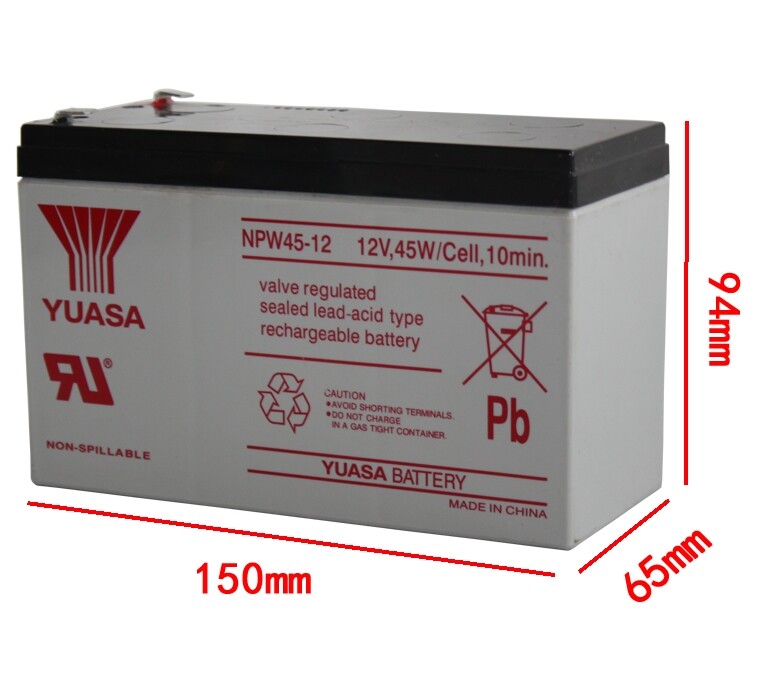 汤浅YUASA NPW45-12 UPS不间断电源门禁供电12V 9AH电瓶蓄电池_虎窝淘