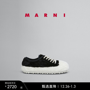 TEDDY女士系带毛毛休闲鞋 MARNI 礼物 厚底鞋 多件折