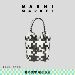 新品 MARKET MARNI BASKET系列儿童工艺编织包菜篮子 上市