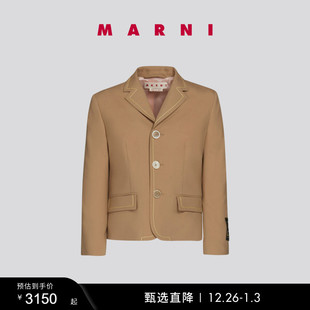 女士绵羊毛休闲长袖 MARNI 外套 新年礼物