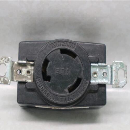 Hubbell Twist-Lock Receptacle 30A 125/250V 30 Days Warranty