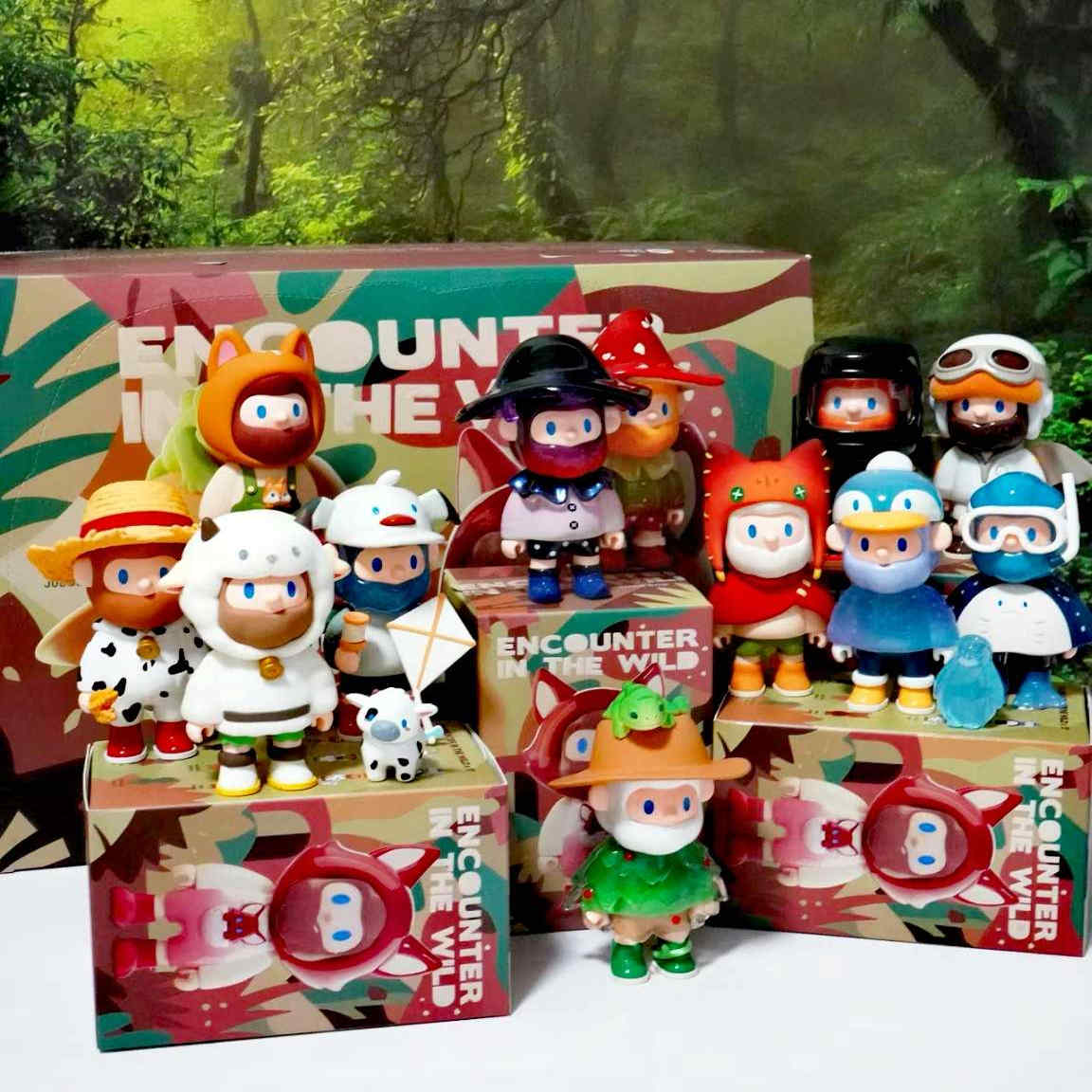 新品正版BOB9代奇遇冒险系列盲盒潮玩桃木磁吸隐藏式停车号码牌