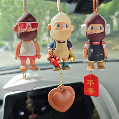 兰溪原创丨Farmer bob夏日5代海岛系列盲盒摆件手办车载挂件挂饰