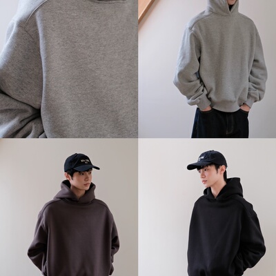 羊羔底其他日系短款连帽卫衣