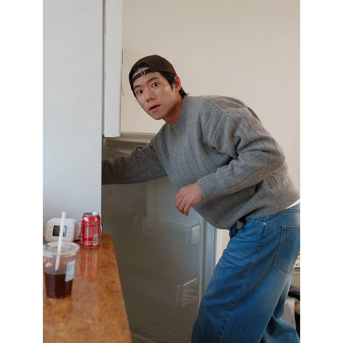 可乐生活CARPEM 100%羊毛基础圆领竖条织法百搭宽松打底毛衣男女,男装,针织衫/毛衣,淘宝优惠券,粉丝福利购,淘宝优惠卷