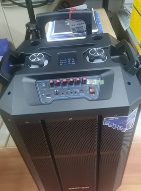 先科风云二代160S162S165PRO双麦克风大功率广场舞音响  蓝牙声卡