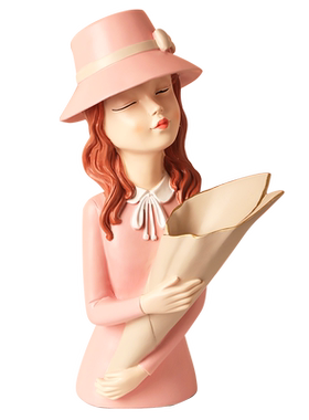 序强树脂插花摆件北欧客厅英伦风