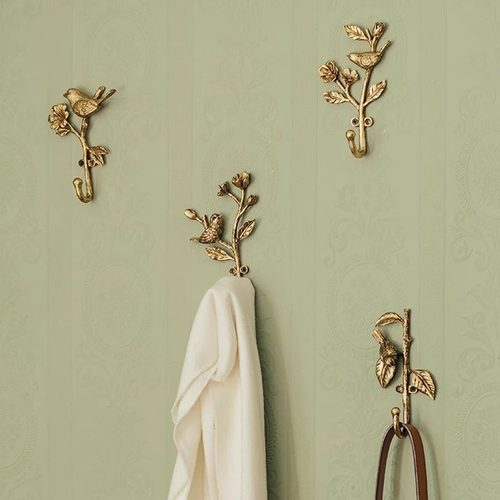 玄关门后挂钩钥匙小鸟单钩