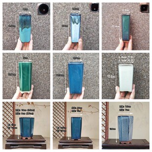 30元包邮宜兴紫砂微型多肉植物悬崖老桩签筒盆景小花盆