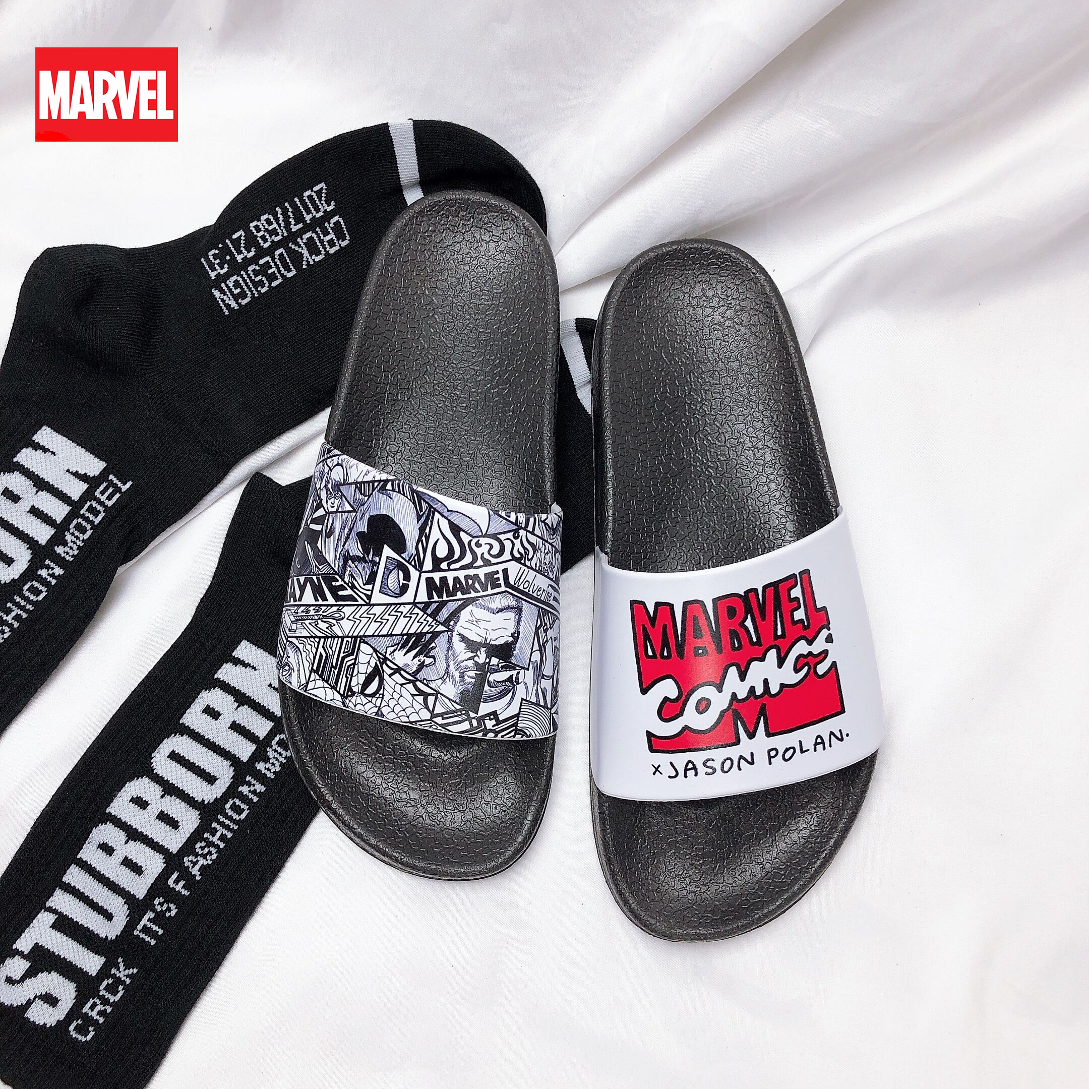 漫威联名拖鞋2019新款潮动漫周边