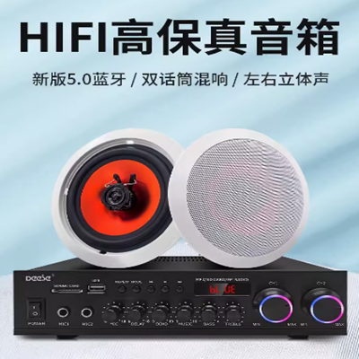 德国柏林正品吸顶音响蓝牙功放同轴喇叭套装壁挂音箱deese