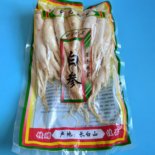 整枝带须大支白糖参糖泡参500克