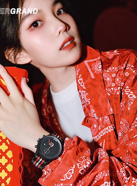 李晨NIC同款 hypergrand哈派格 联名AJ1限量手表男女学生日历腕表