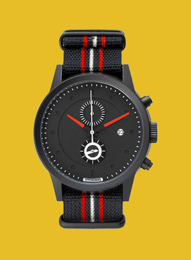 hypergrand哈派格尼龙印花表带编织进口限量联名款宽度22mm表带