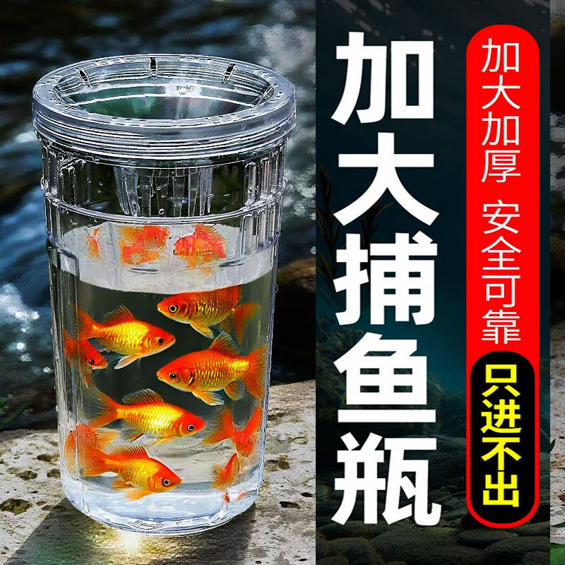 户外捕鱼瓶倒须抓鱼瓶鱼笼虾笼亲子神捕捉鱼抓鱼儿童捕鱼器工具