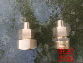 纯铜接头外内螺纹一寸转外公制M14两分水管水抽水泵吸水接头PVC管