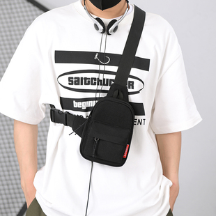 小挎包男时尚 手机包休闲日系运动小包轻便简约胸包 小众单肩包个性