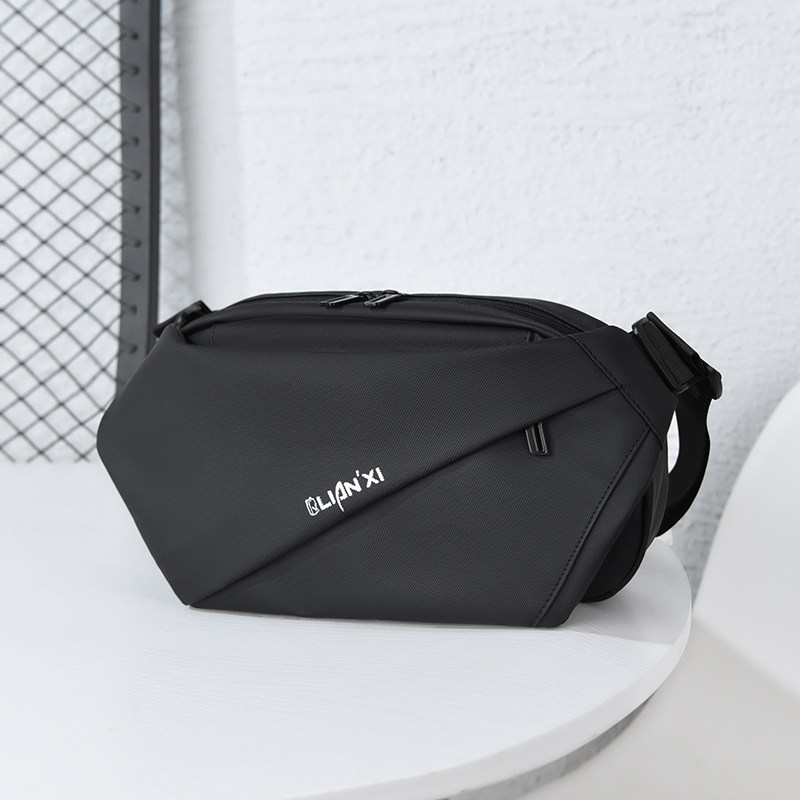 男士斜挎包防水时尚潮流胸包机车骑行侧挎包运动腰包男生单肩包,箱包皮具/热销女包/男包,男士包袋,淘宝优惠券,粉丝福利购,淘宝优惠卷