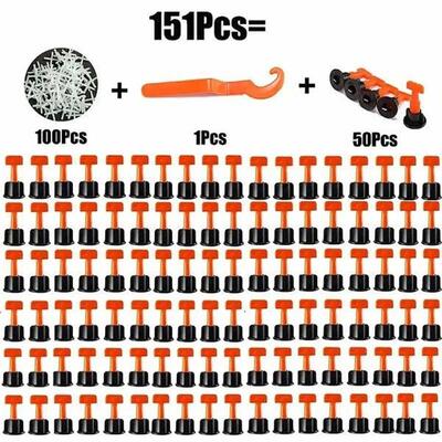 151 Pcs Locator Spacers Plier Level Wedges Tile Leveling