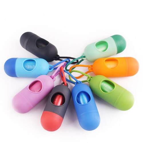 1 Pcs Pet Dog Poop Bag Dispenser Waste Garbage Holder Dispen
