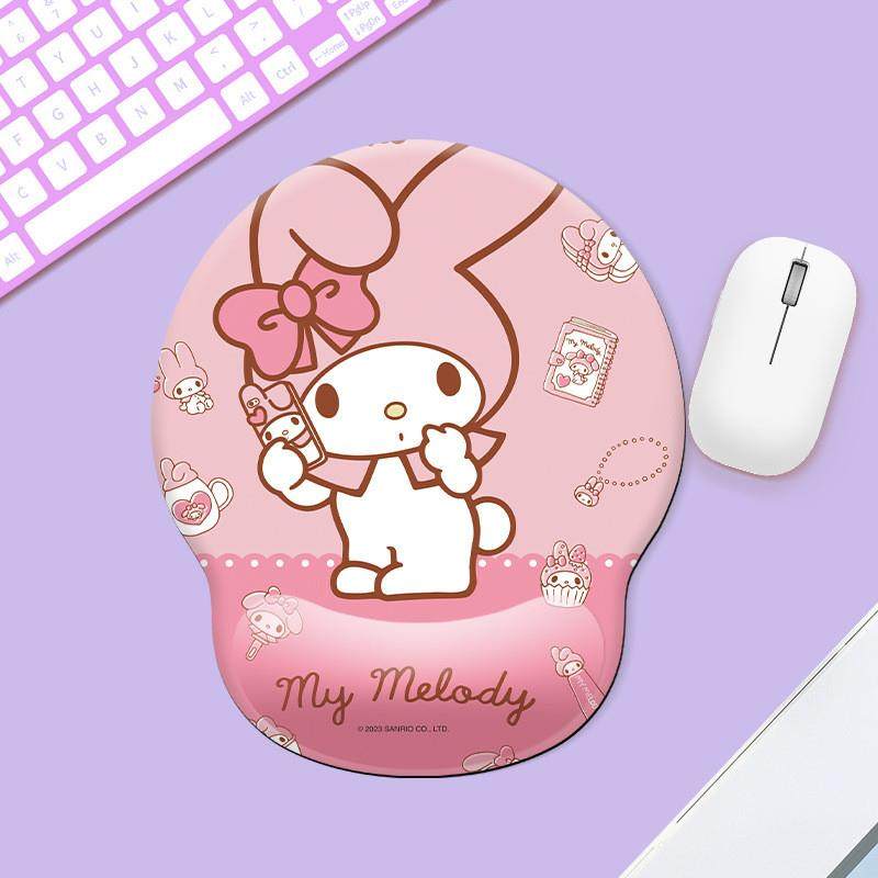 Cartoon wrist guard mouse pad可爱办公女生可爱硅胶护腕鼠标垫