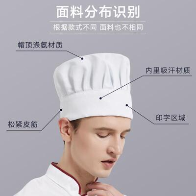 Catering chef hat, safety helmet, dustproof 安全帽防尘