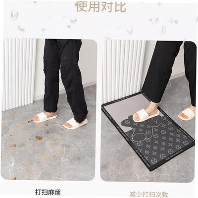 Absorbent felt bedroom entrance door mat bathroom rug carpet