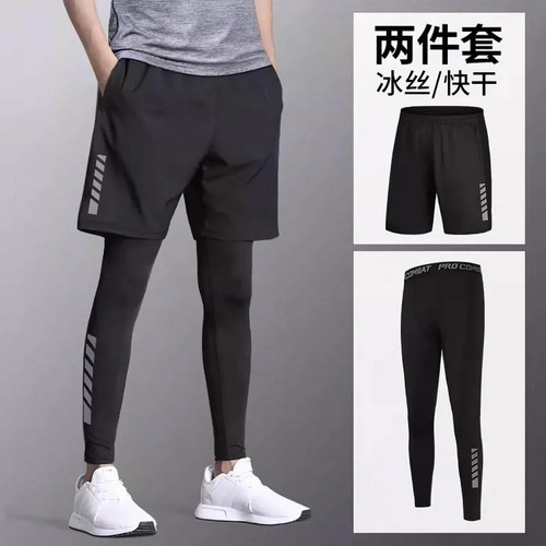紧身裤男夏季运动打底