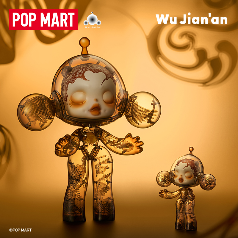 POPMART泡泡玛特MEGA α SKULLPANDA 400% 邬建安九重天摆件大娃