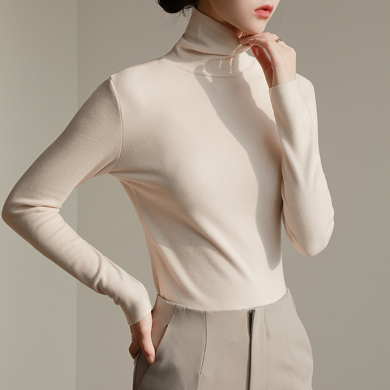 2021年新款德绒高领打底长袖百搭