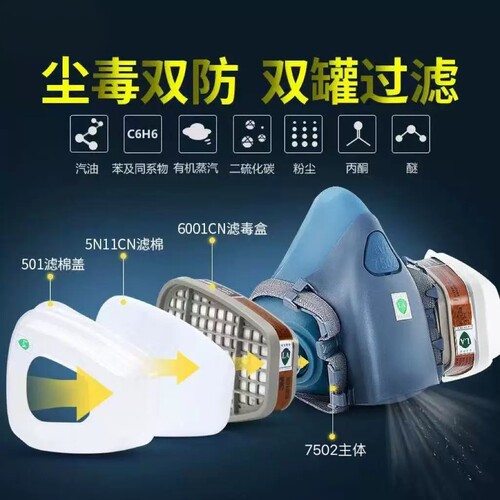 7502防毒面具喷漆专用
