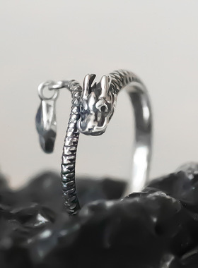 龙摆尾复古做旧灵动摇摆生肖龙年