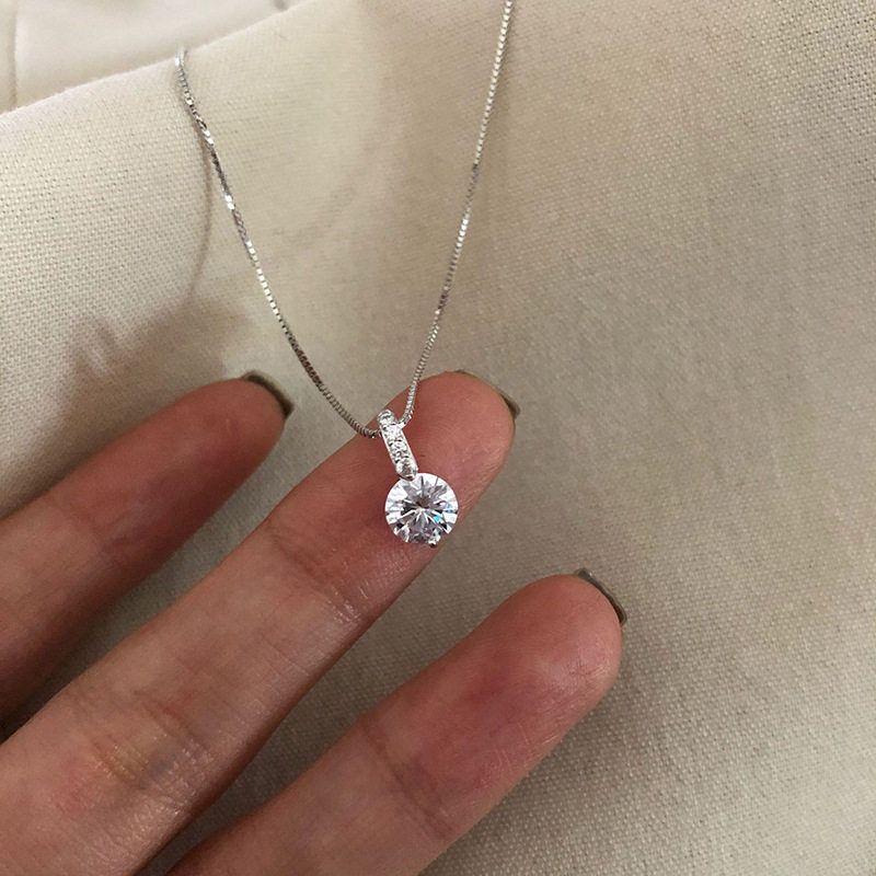 新款韩版项链精致简约mini钻细闪