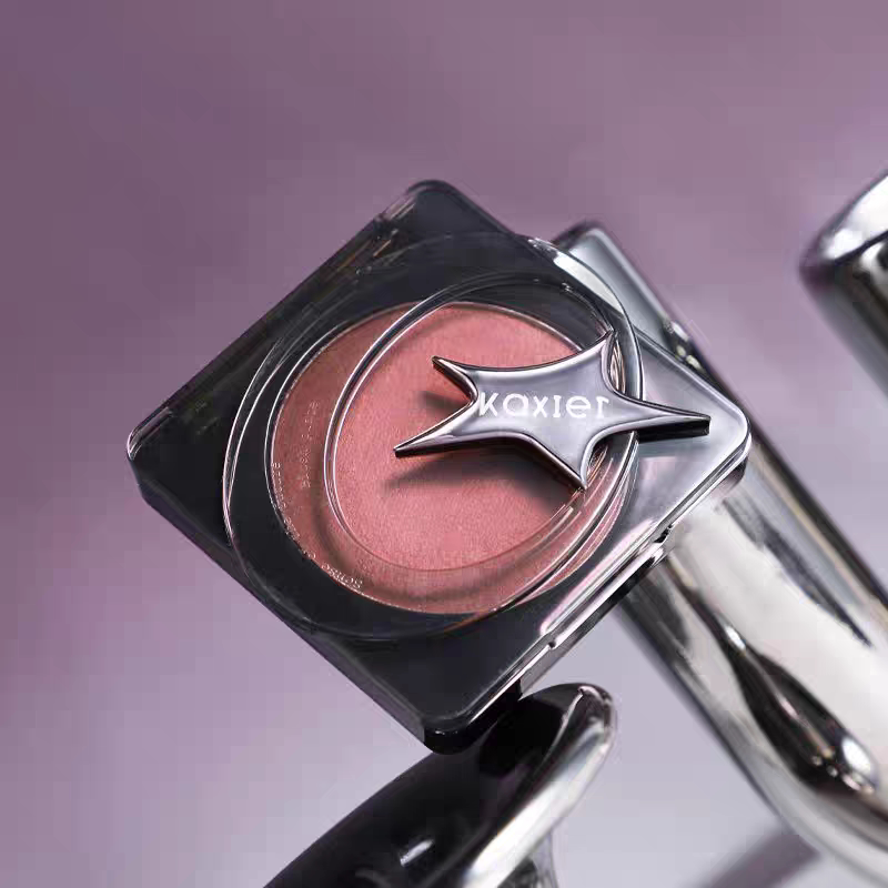 卡希尔腮红膏泥胭脂膨胀色修容哑光腮蓝腮紫腮红自带高光眼影提亮