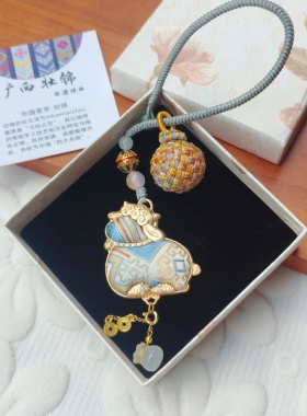 广西壮锦手工小马福袋葫芦小羊转运球包挂件/旅游伴手礼纪念品