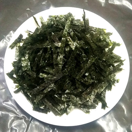 海苔切丝袋装碎条章鱼小丸子调味专用丝500g商用饭团拌饭即食包邮