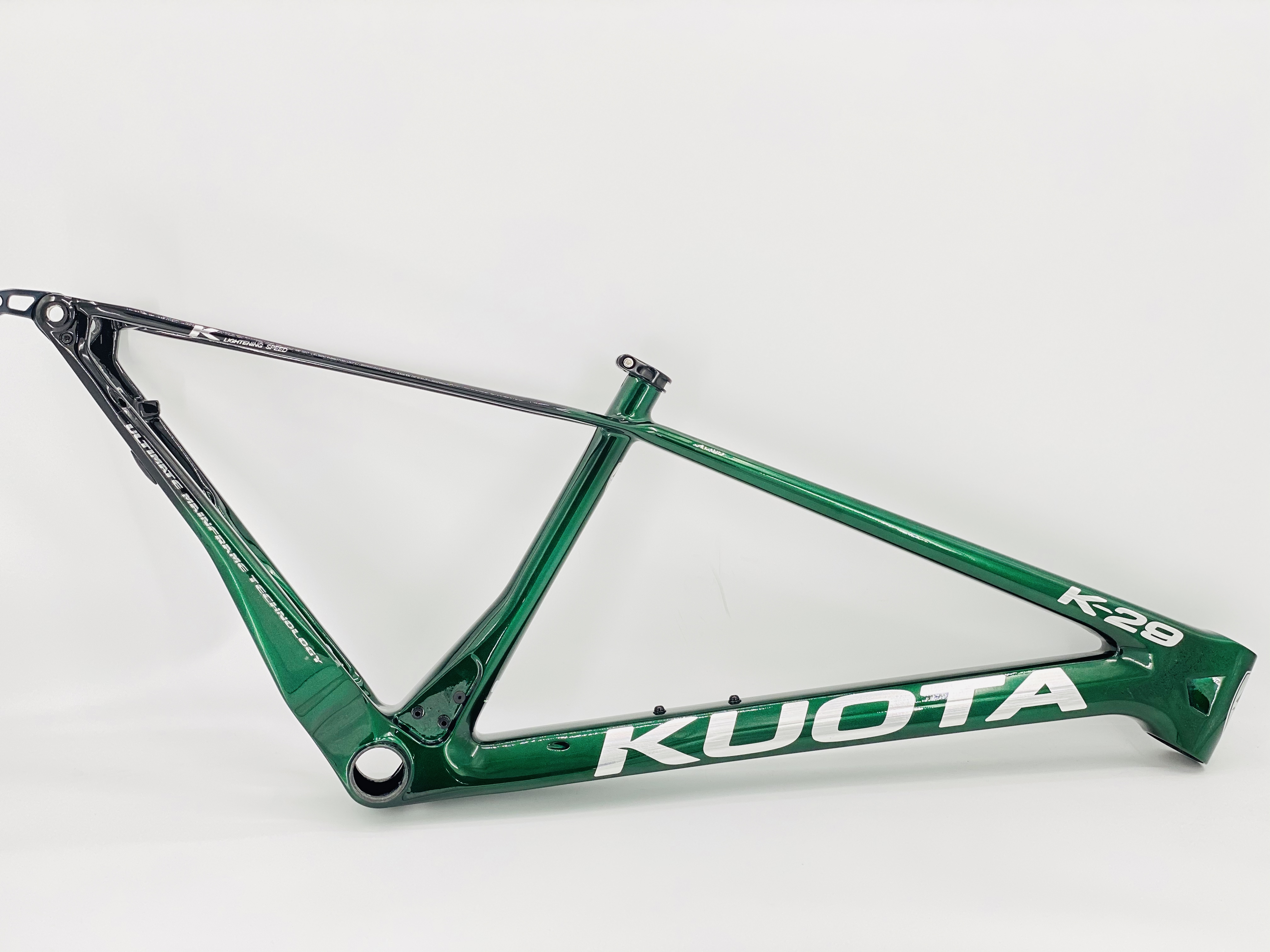 2022款KUOTA K29 29车架 宾利绿 29碳钎维车架