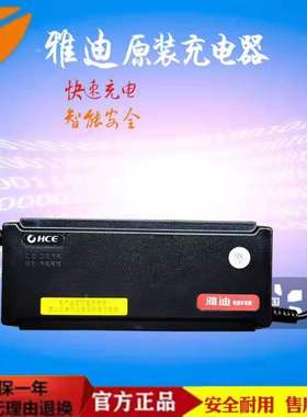 雅迪电动车原装新国标充电器48V20A60V22A72V20A铅酸专用断电防水