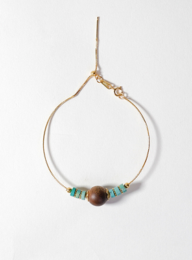 【爱华尚珠宝 双十一专场】沉香圆珠手环