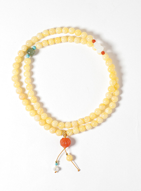 【爱华尚珠宝 双十一专场】福禄连连 多圈蜜蜡手链