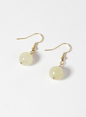 【爱华尚珠宝 双十一专场】花好月圆 碳酸盐质玉耳环