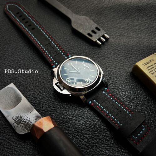 手工意大利磨砂牛皮表带定制