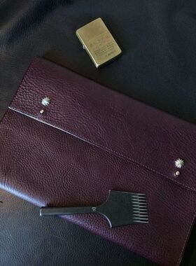 PDS.STUDIO手工定制意大利牛皮手表带收纳包袋盒便携多位黑色包邮