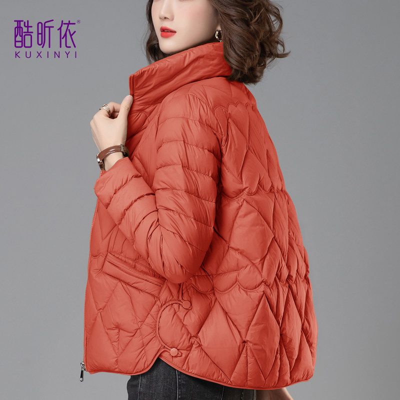 羽绒服女2025年冬季新款中年妈妈宽松90轻薄短款白鸭绒爆款外套潮,女装/女士精品,羽绒服,淘宝优惠券,粉丝福利购,淘宝优惠卷